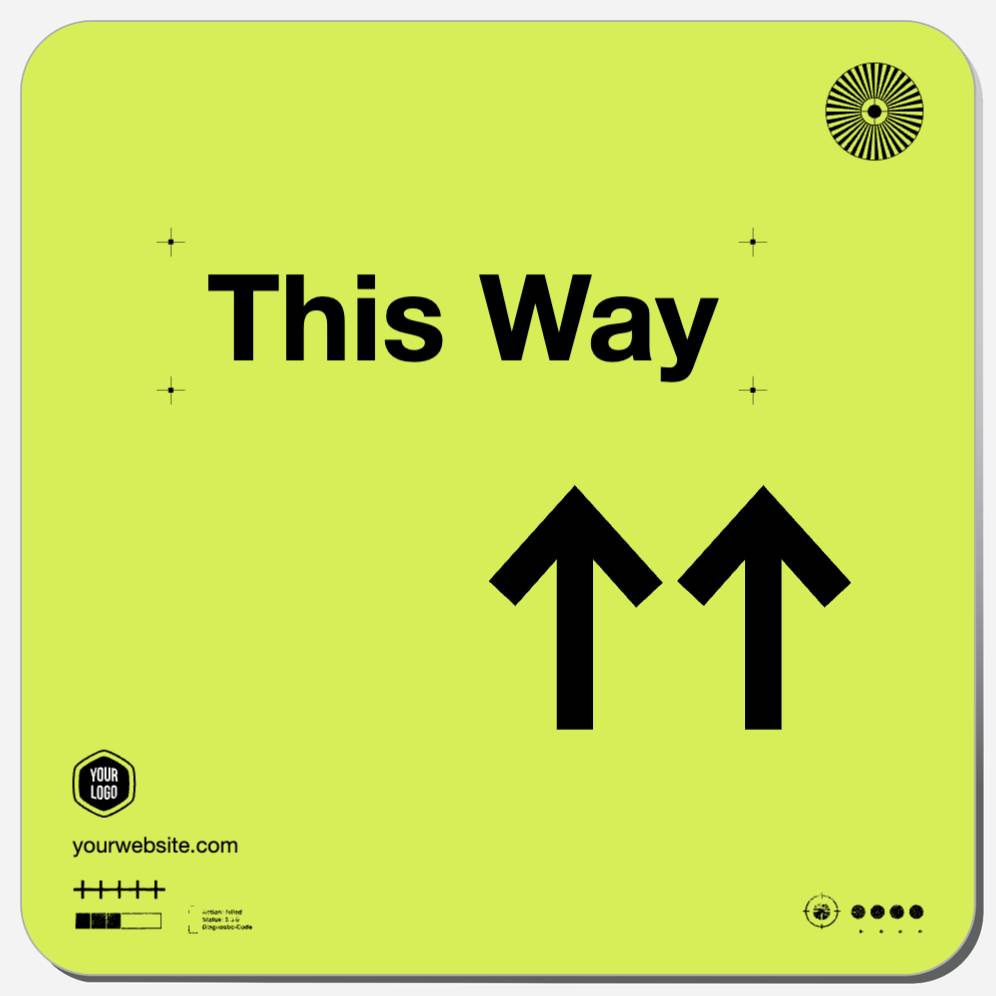 This Way (Up Arrows)