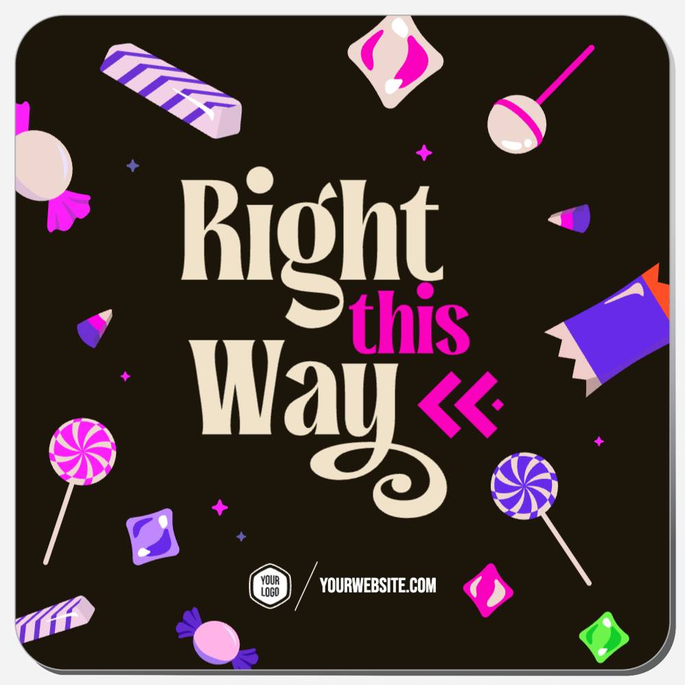 Right This Way (Left Arrows)