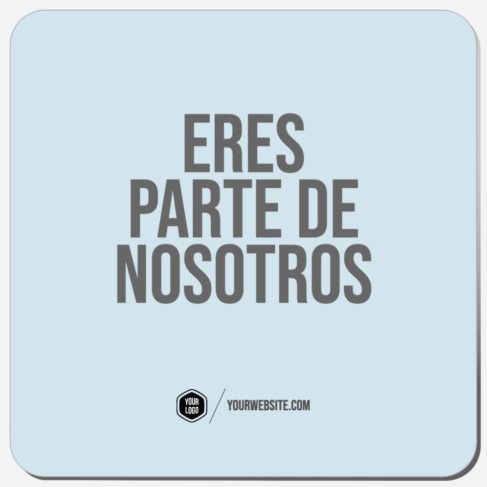 Eres Parte De Nosotros