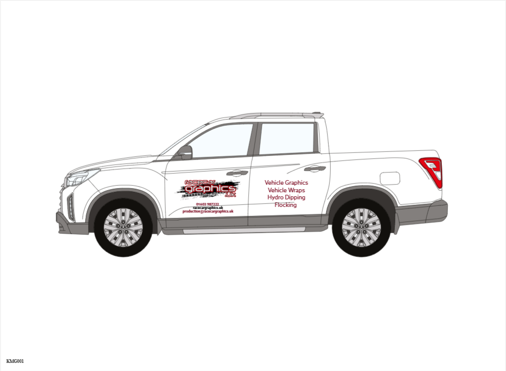 KGM van design template