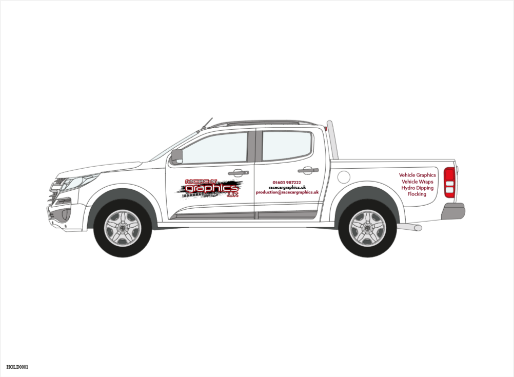 Holden van design template