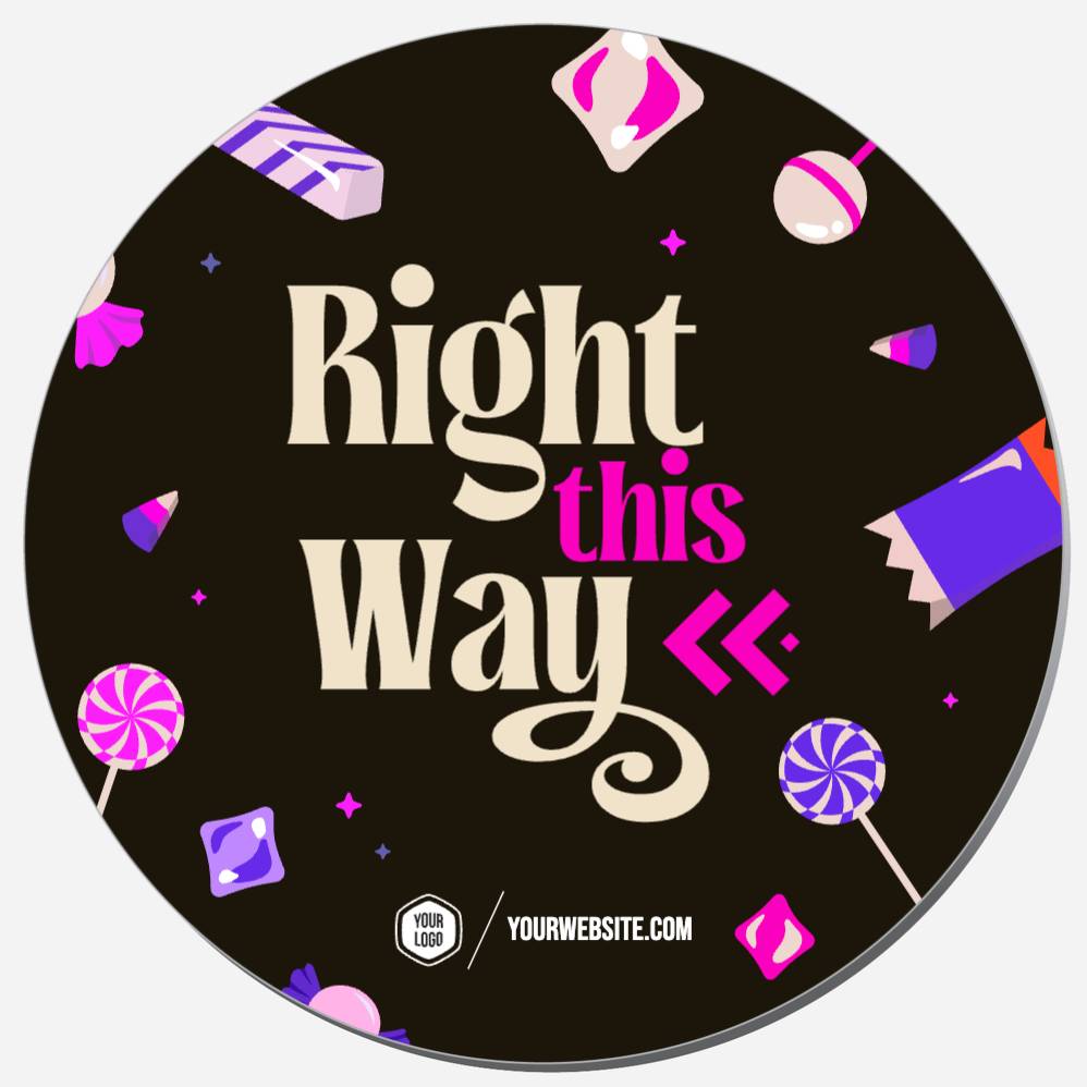 Right This Way (Left Arrows)