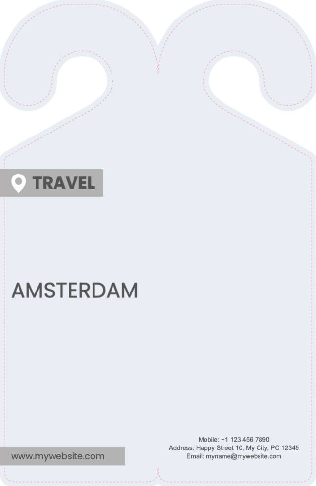 Door Hangers _ Template 010 _ Double