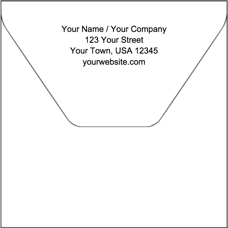 Soft White Envelopes Arturo Squares 5 1/2 Square (5 1/2 x 5 1/2) 81