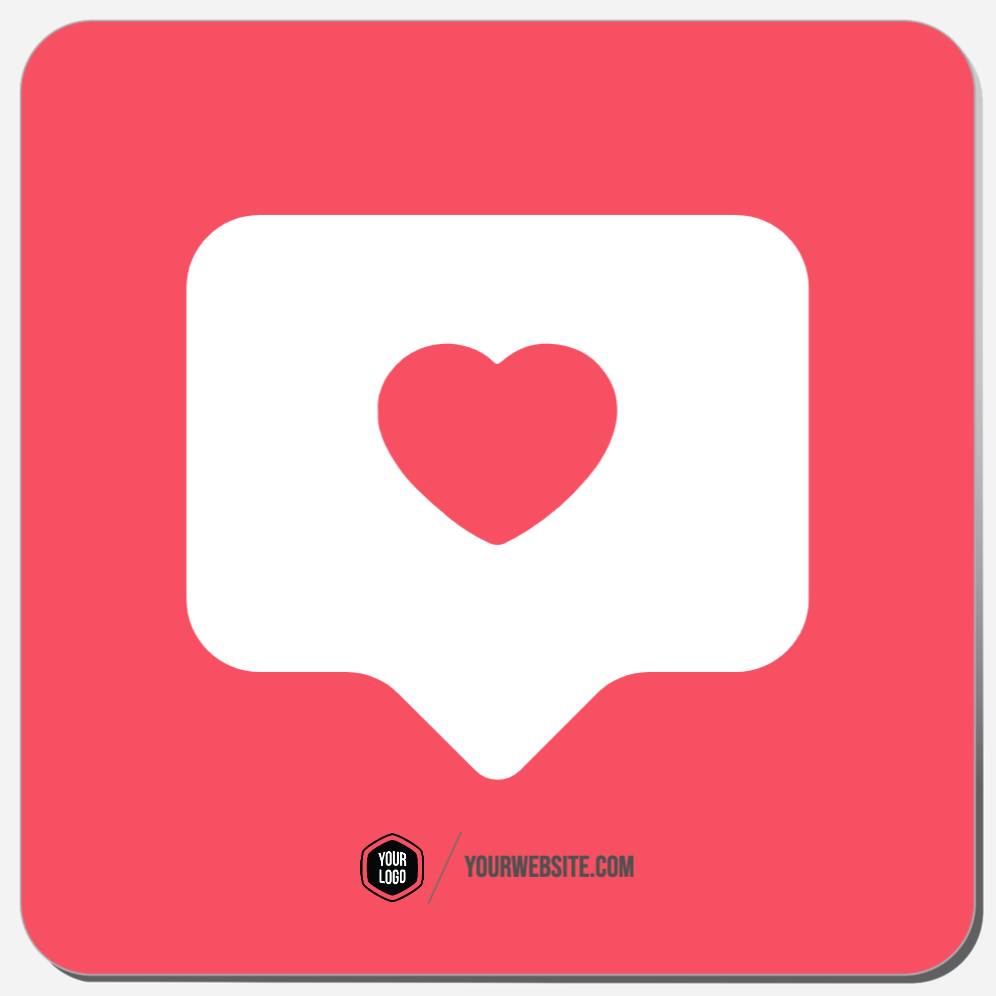 Heart Like Red Background