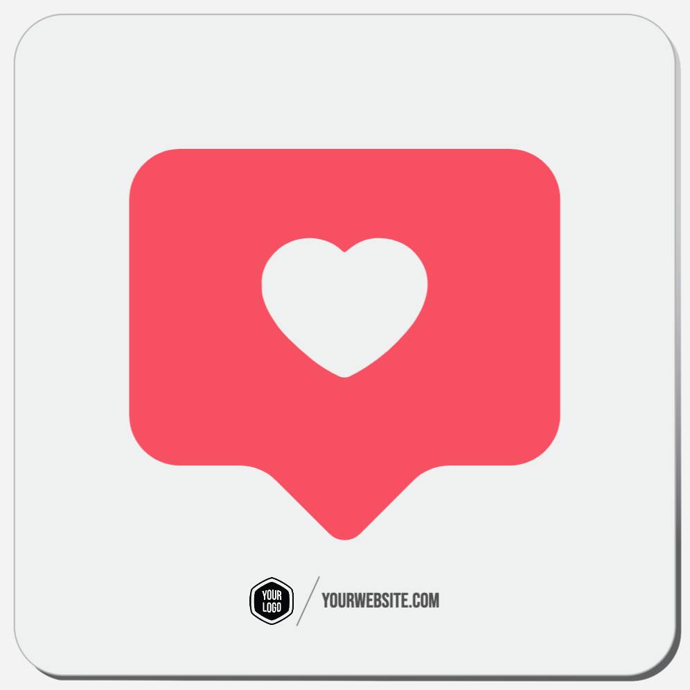 Heart Like White Background