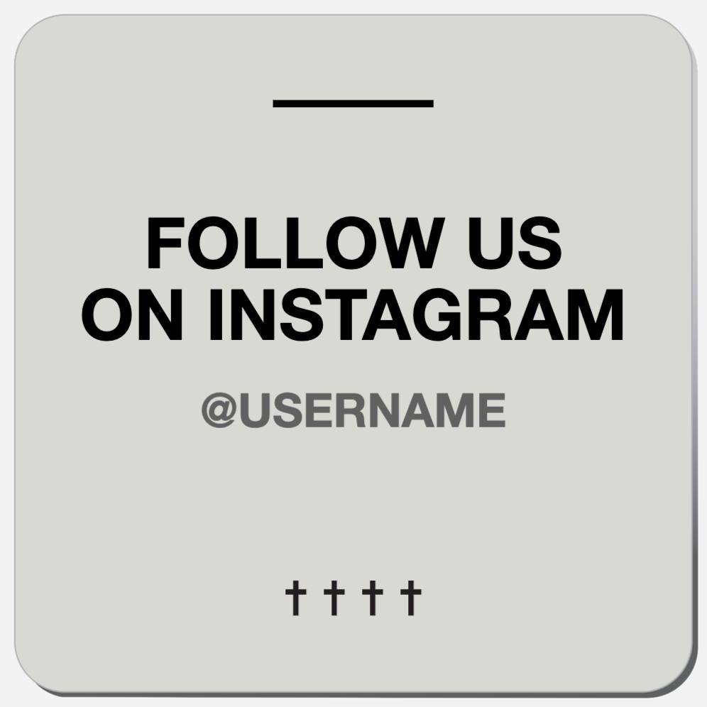 Follow Us On Instagram