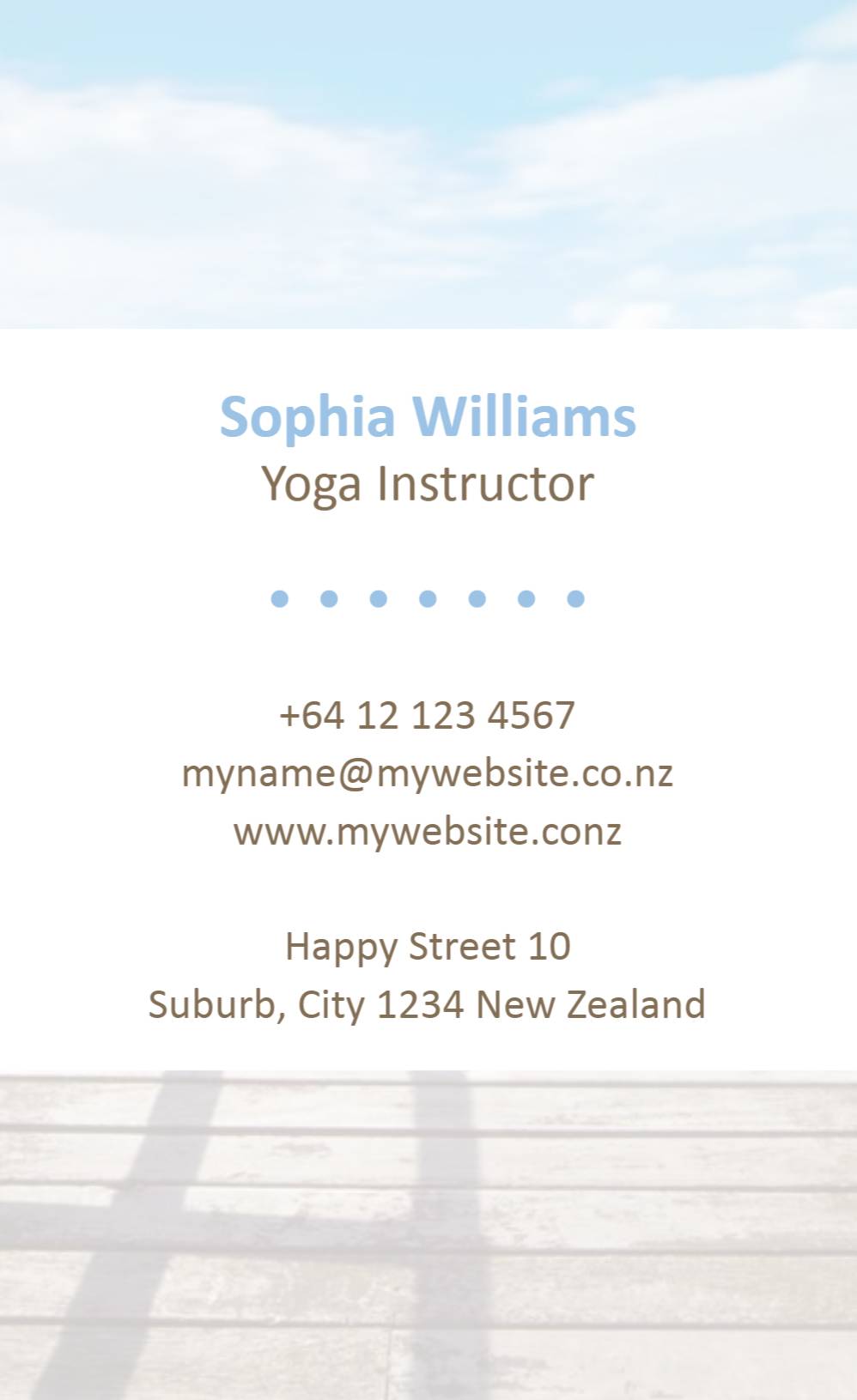 Business Cards Standard Happyprinting.co.nz