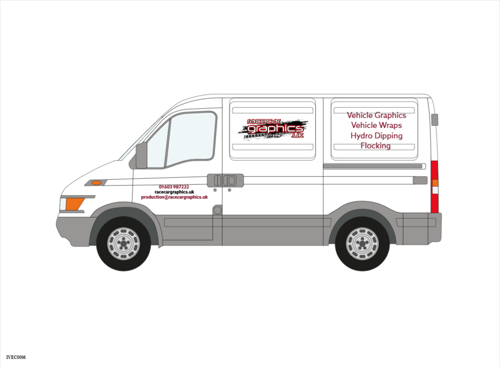 Iveco van design template