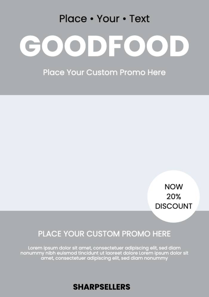 Basic _ 1-sided Design 0020 _ All _ Sidewalk Sign Swingboard Watertank A1