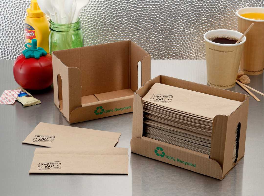 100% Recycled Napkin and Dispenser Kit image