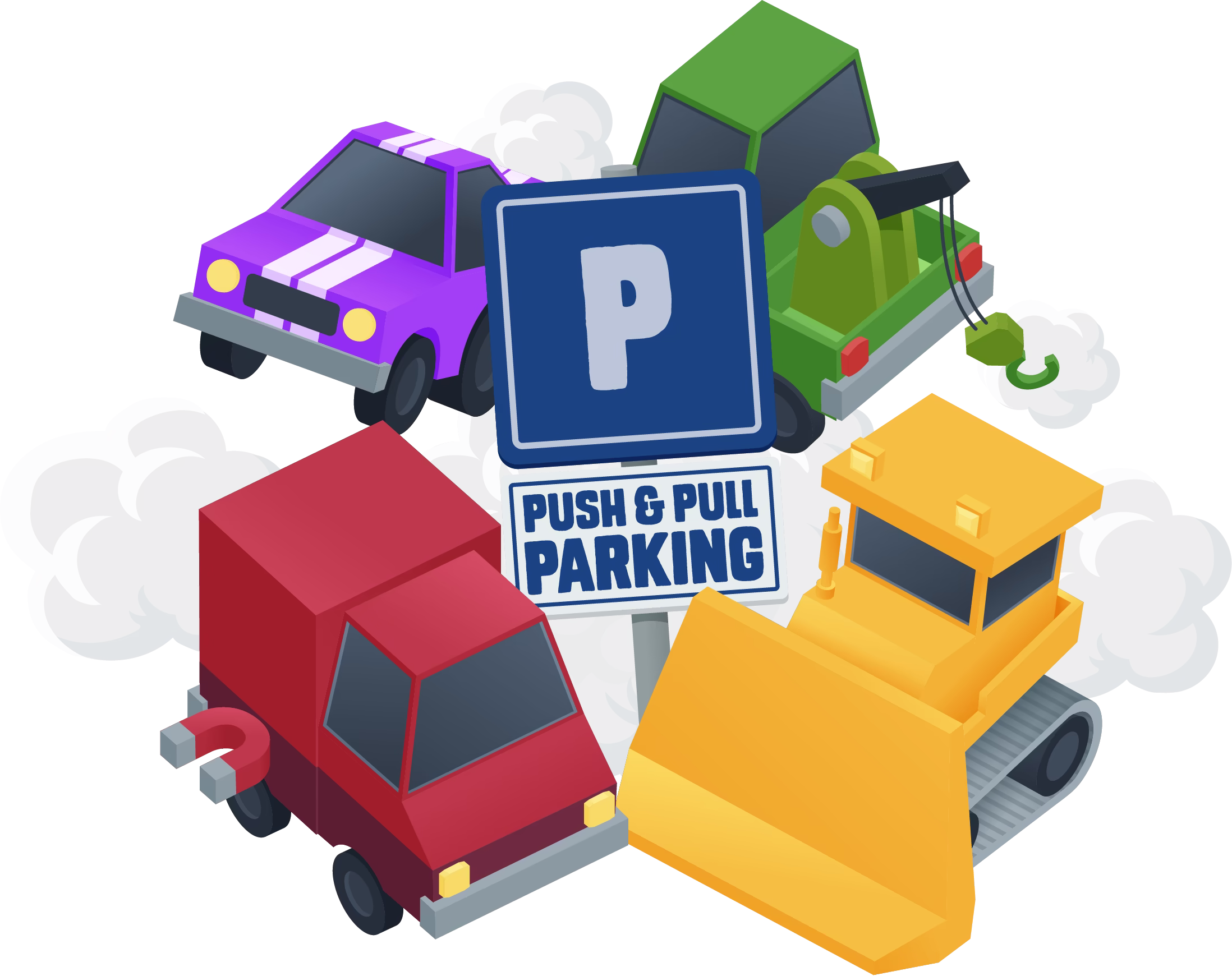 Game logo for Push Pull Parking
