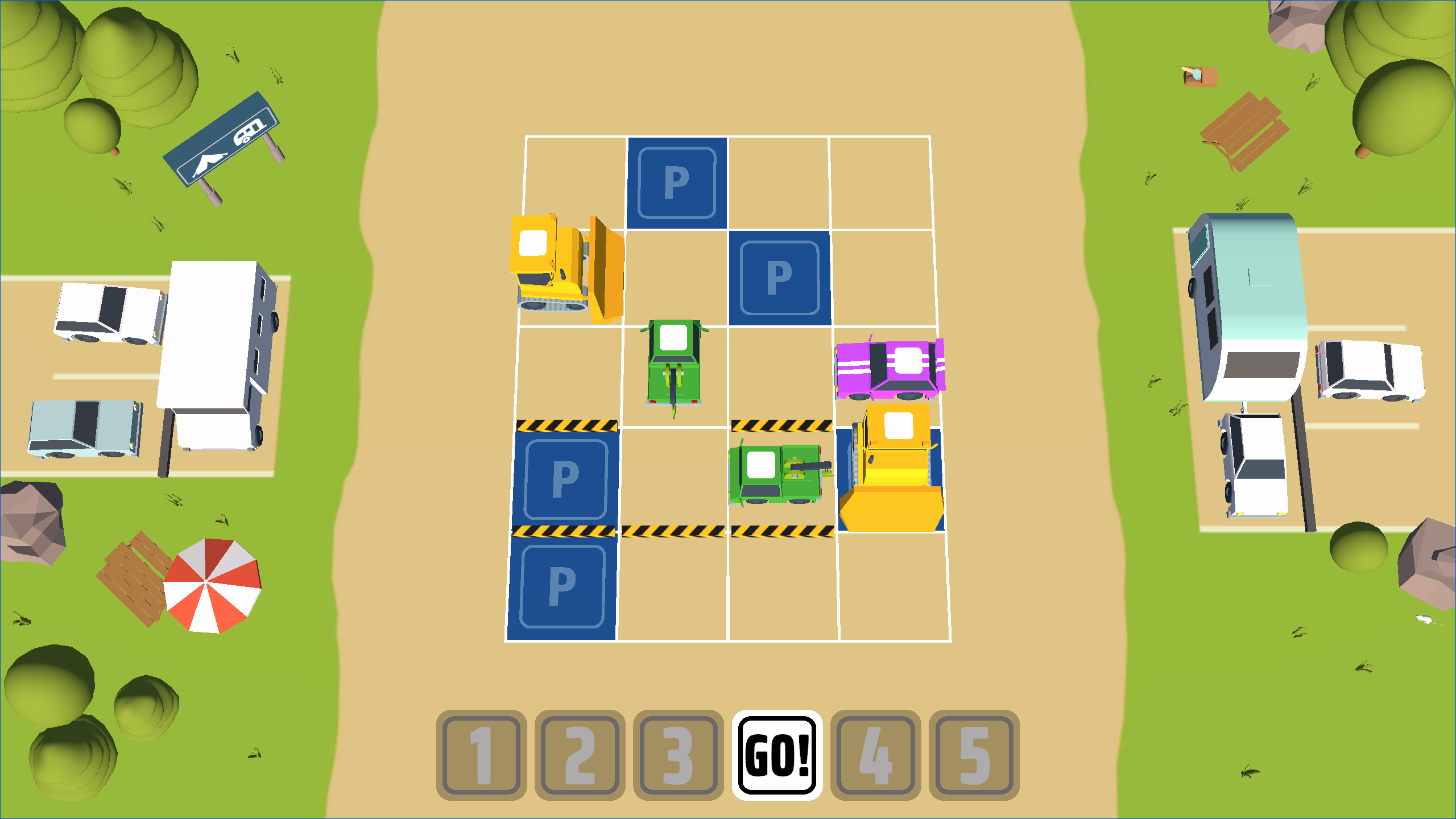 Gameplay image of Push Pull Parking