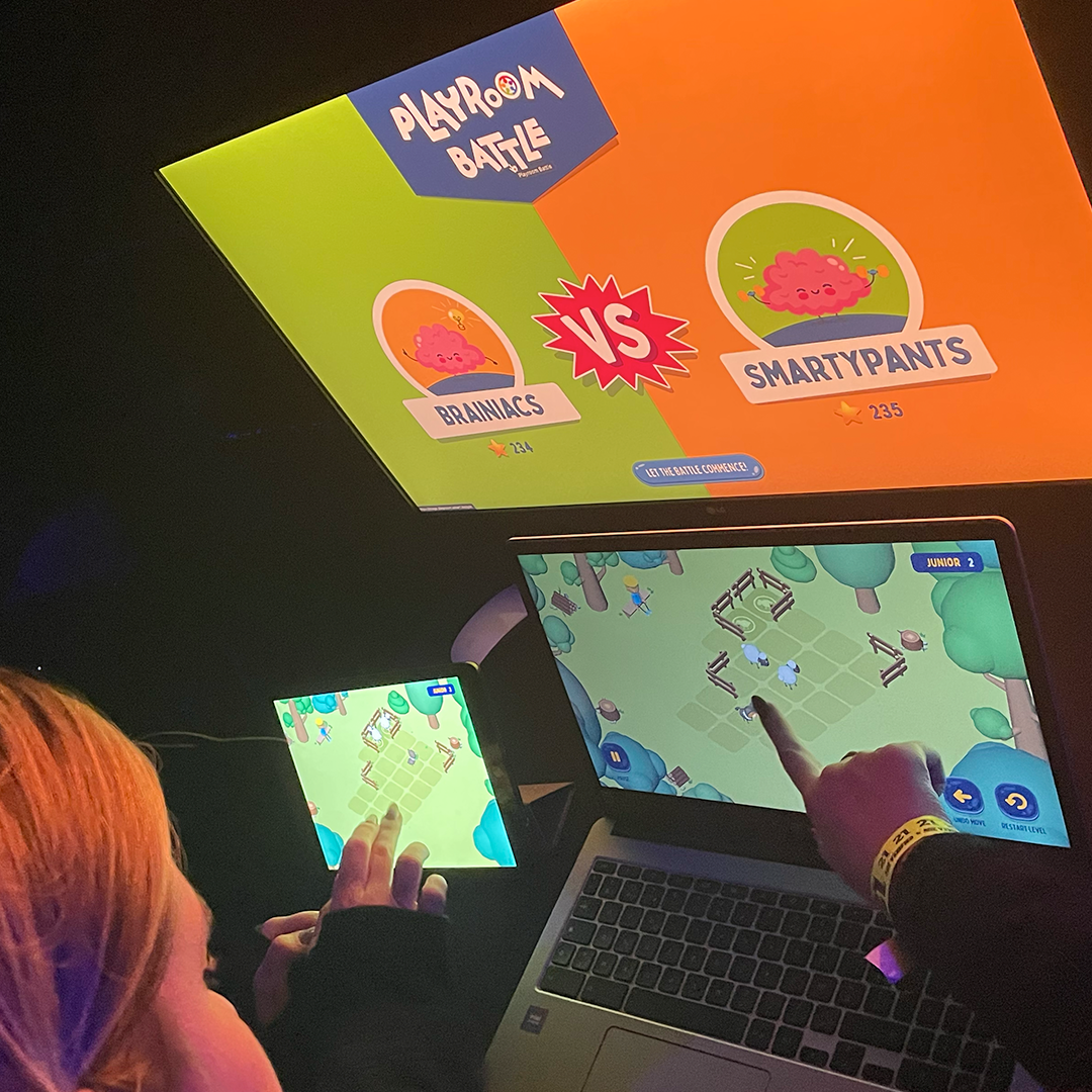 Playroom battles at GDC in San Francisco 
