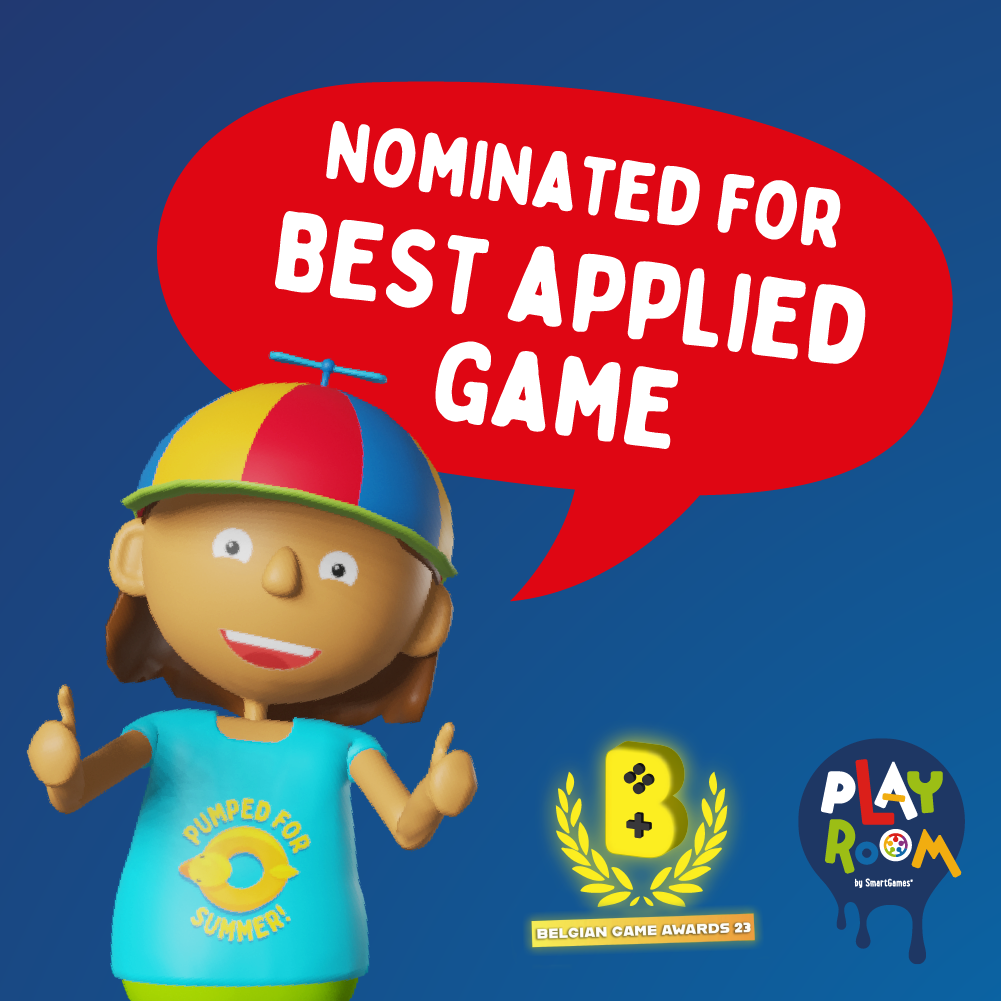 Playroom is nominated for Best Applied Game at the Belgian Game Awards 