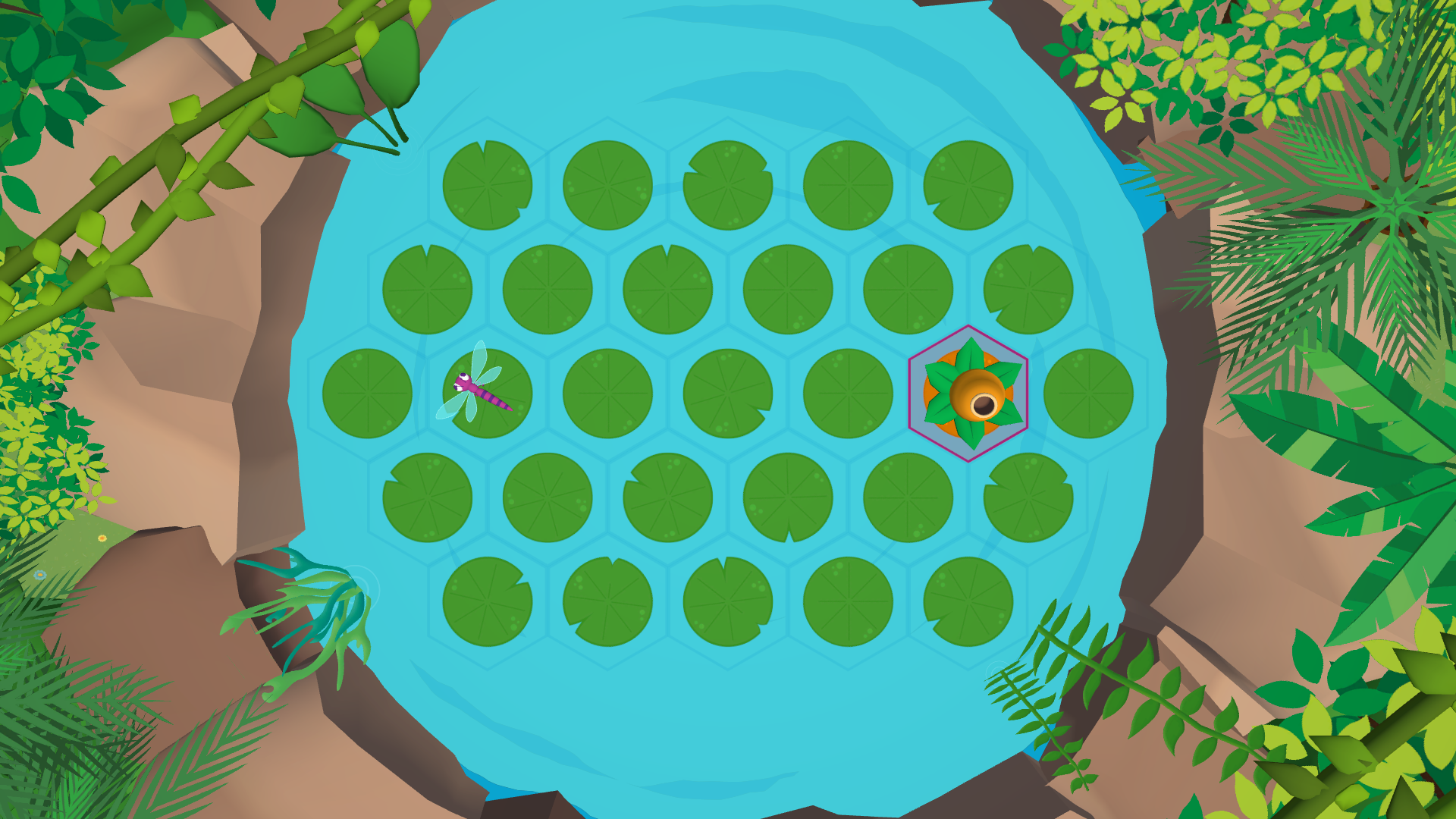 Gameplay image of Pond Twister