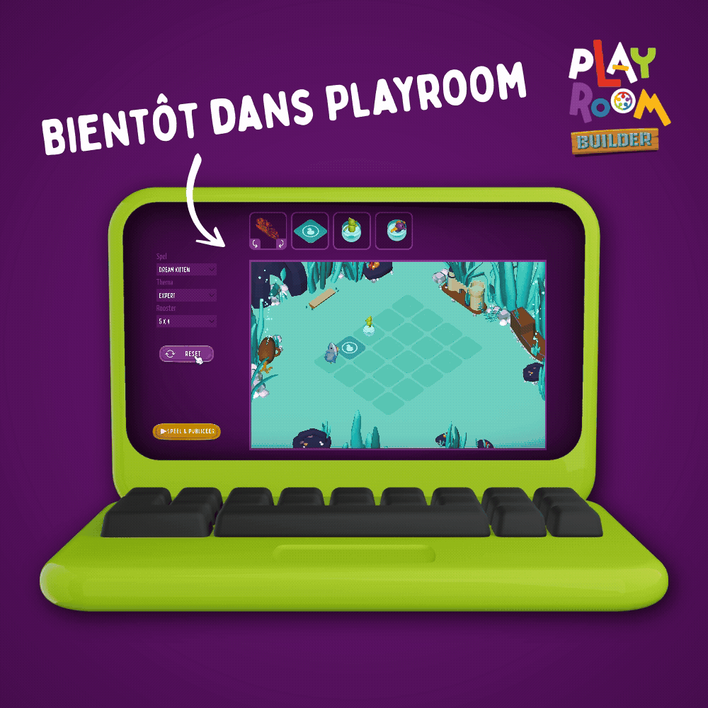 Bientôt dans Playroom : crée tes propres puzzles avec le Playroom Builder ! 
