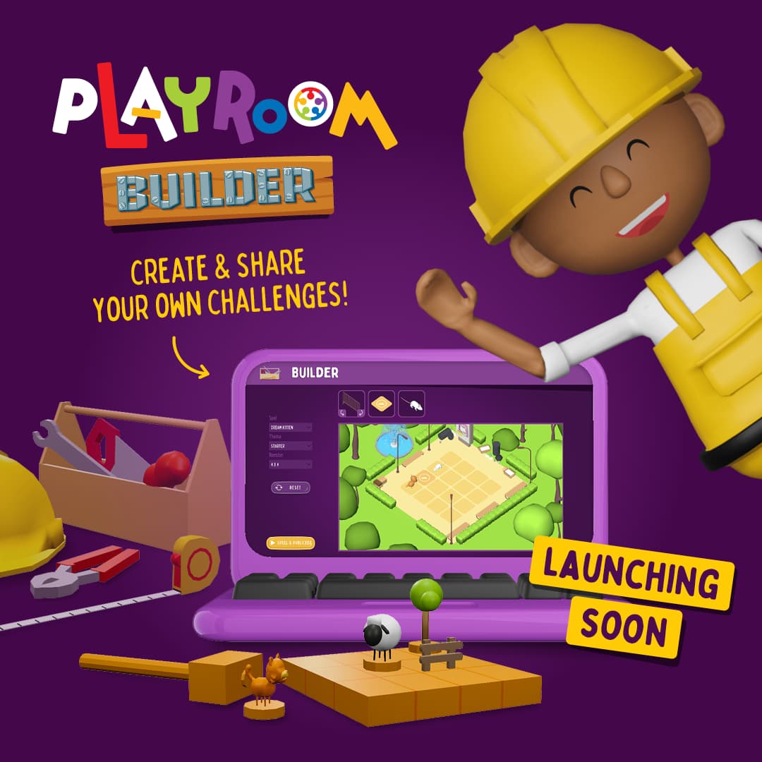 Coming soon: create your own puzzles with Playroom Builder! 