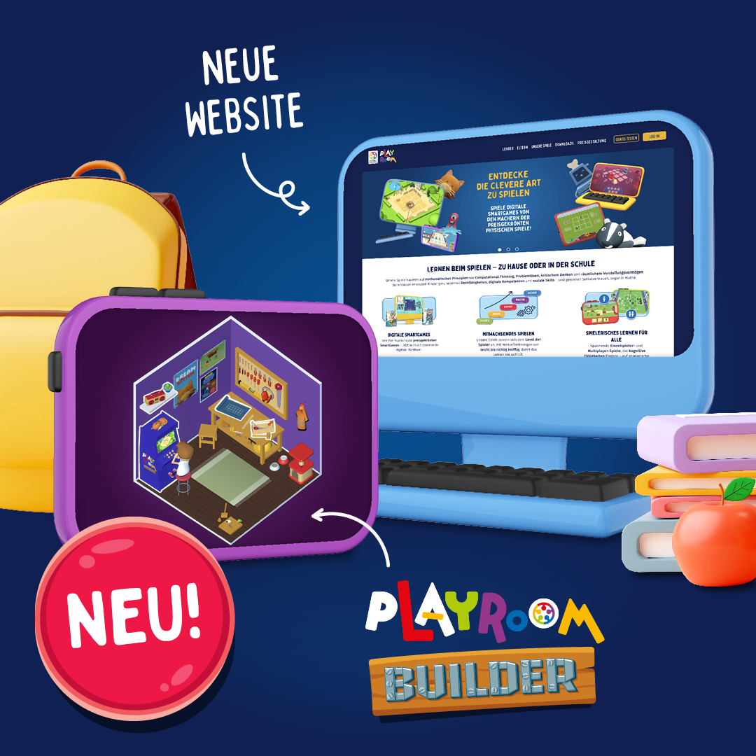 Playroom Builder ist jetzt online — und die Website erstrahlt im neuen Design! 