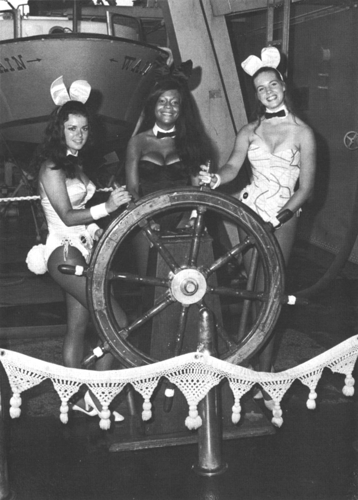 New york playboy club bunnies aboard uss wainwright %28dlg 28%29 c1971