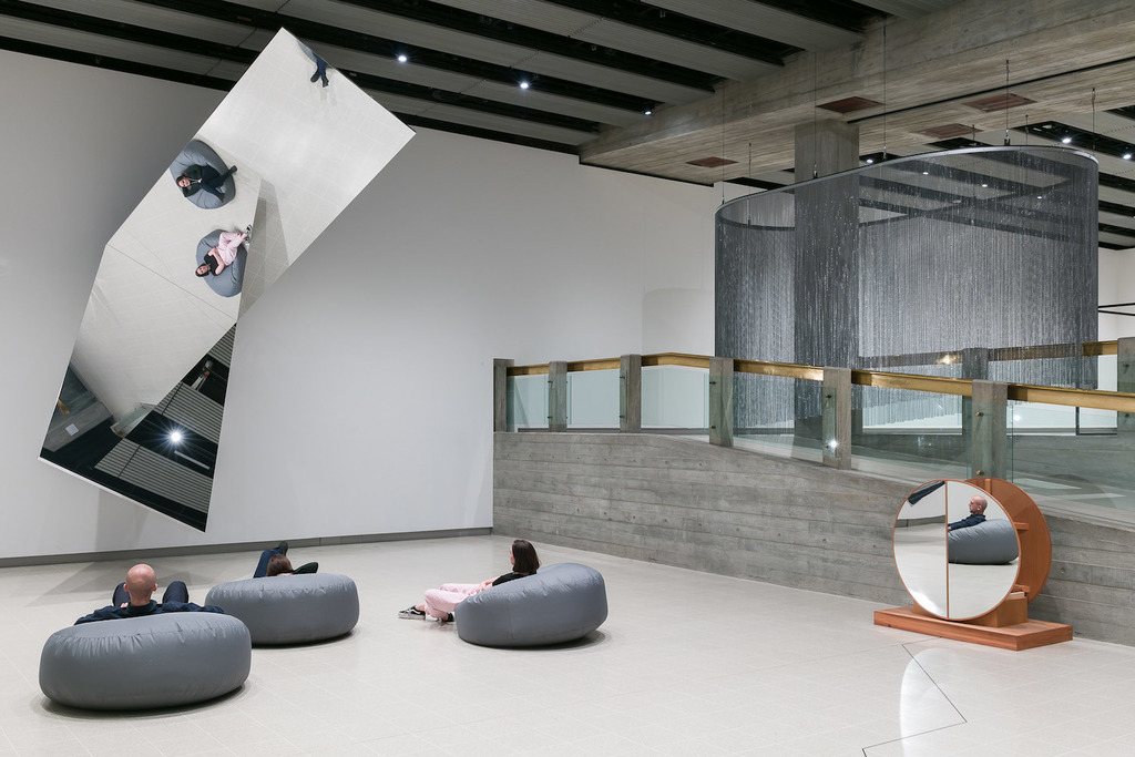 07 installation view of jeppe hein  360%c2%b0 illusion v  2018 at space shifters   %c2%a9 copyright the artist  courtesy hayward gallery 2018. photo  mark blower