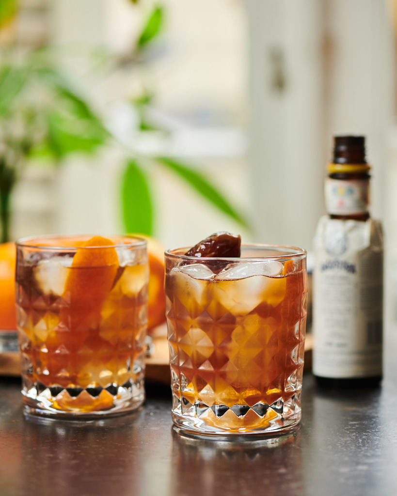 Medjool date old fashioned  by russell norman