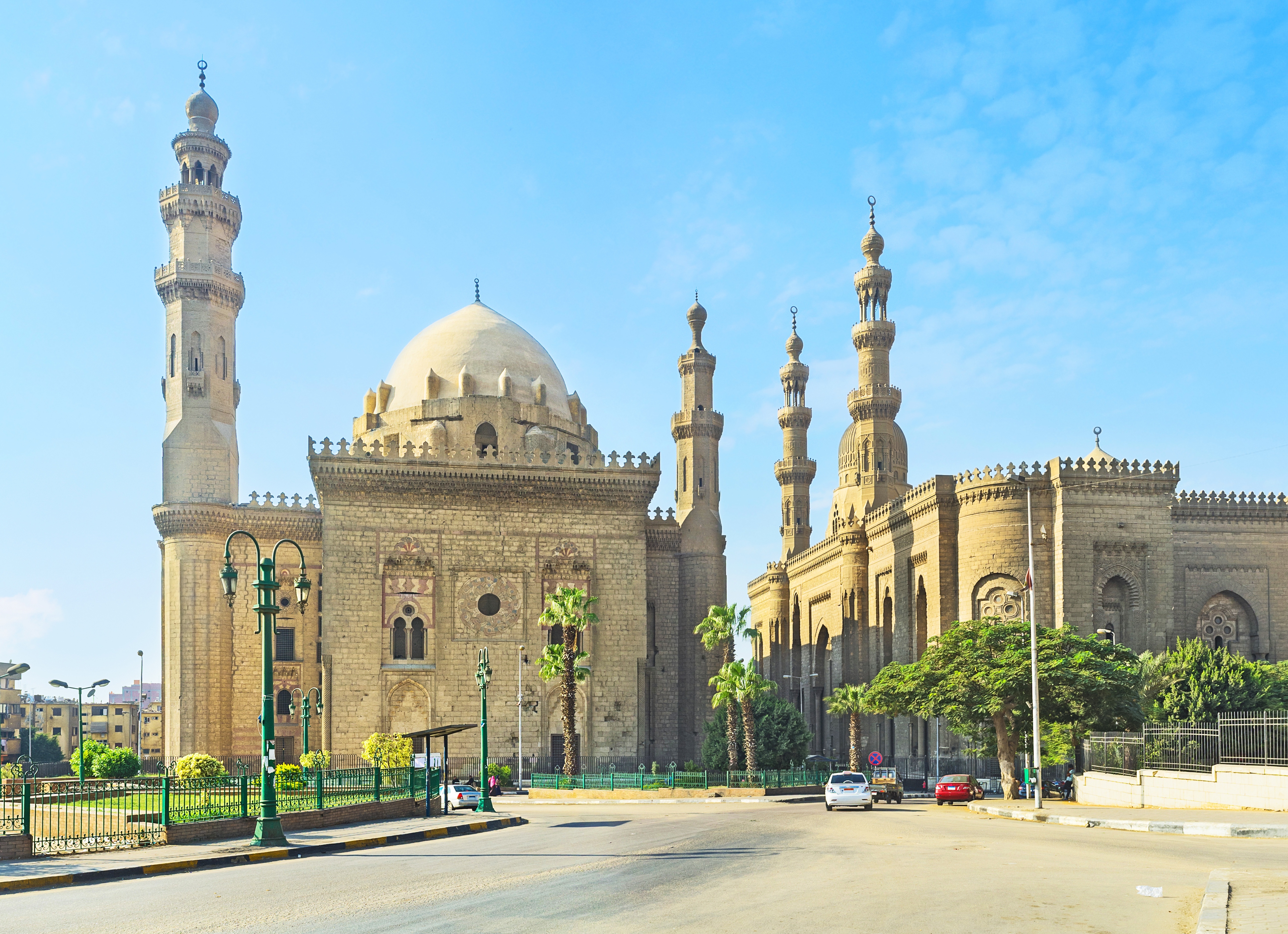 Egypt  The Mosque Madrassa Of Sultan Hassan Located Near The Saladin Citadel In Cairo Egypt  Bilde