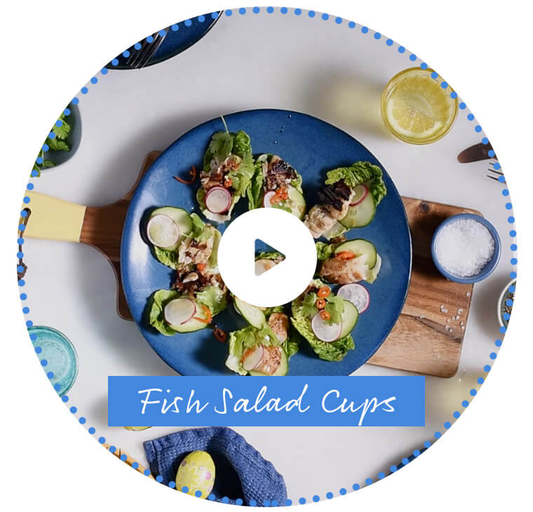 Fish Salad Cups