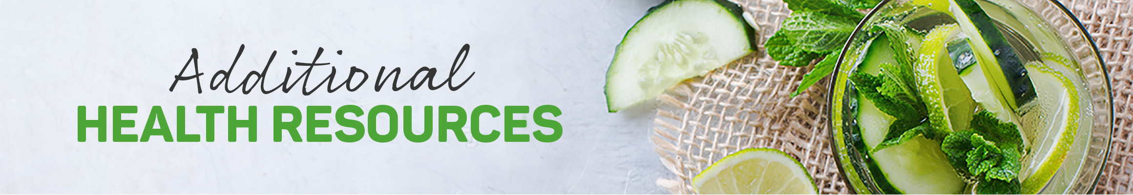 Additional health resources