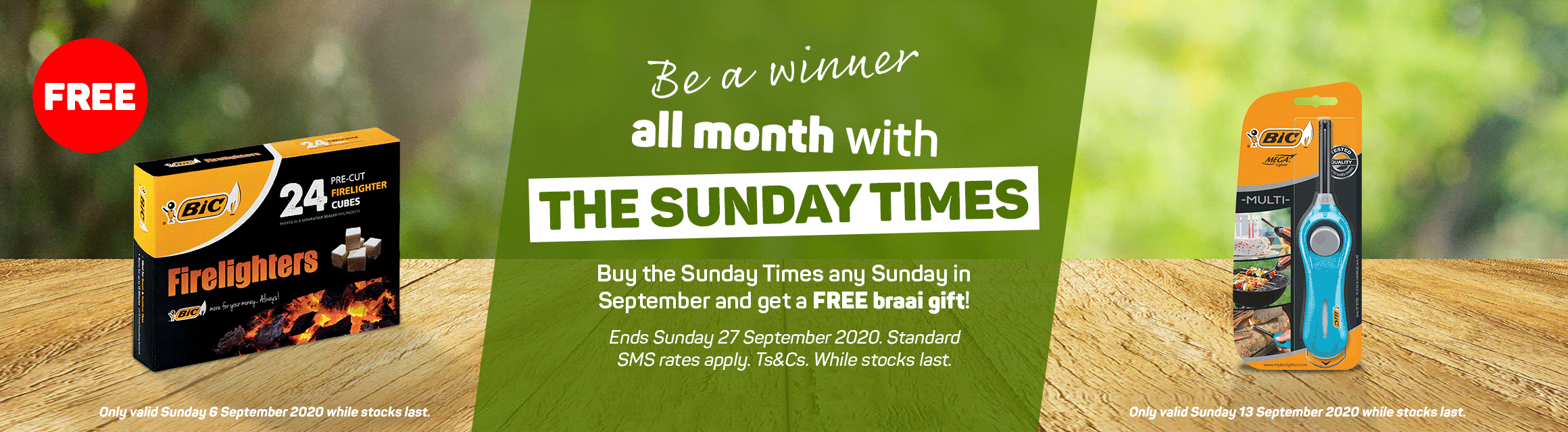 Be a winner all month with the sunday times