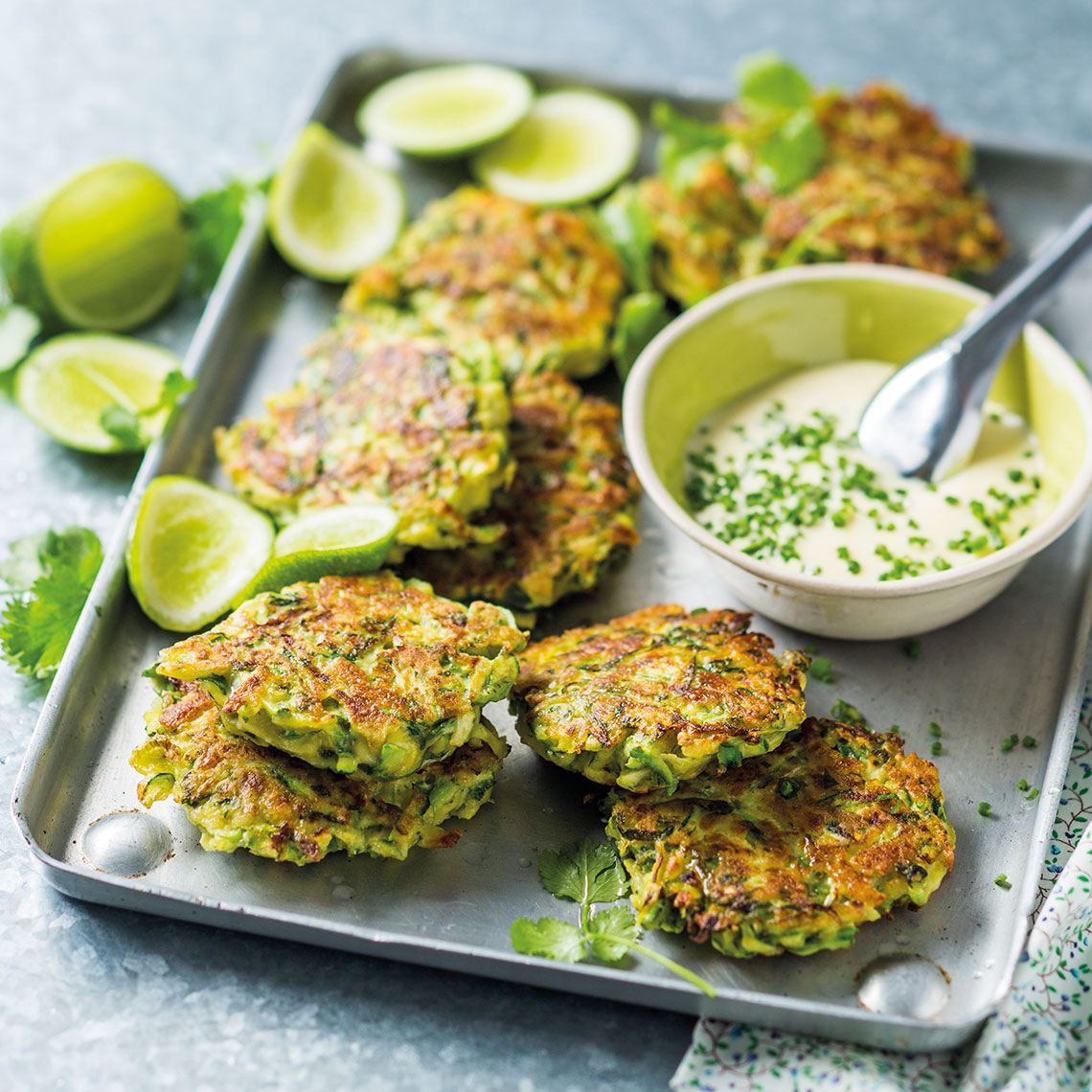 Baby marrow and halloumi fritters Recipes Pick n Pay