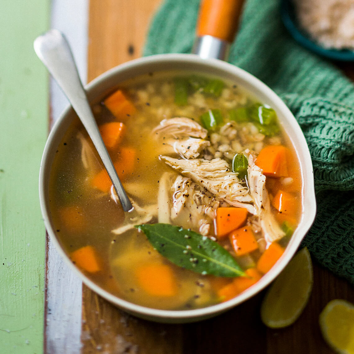Chicken, barley and lemon soup Recipes Pick n Pay