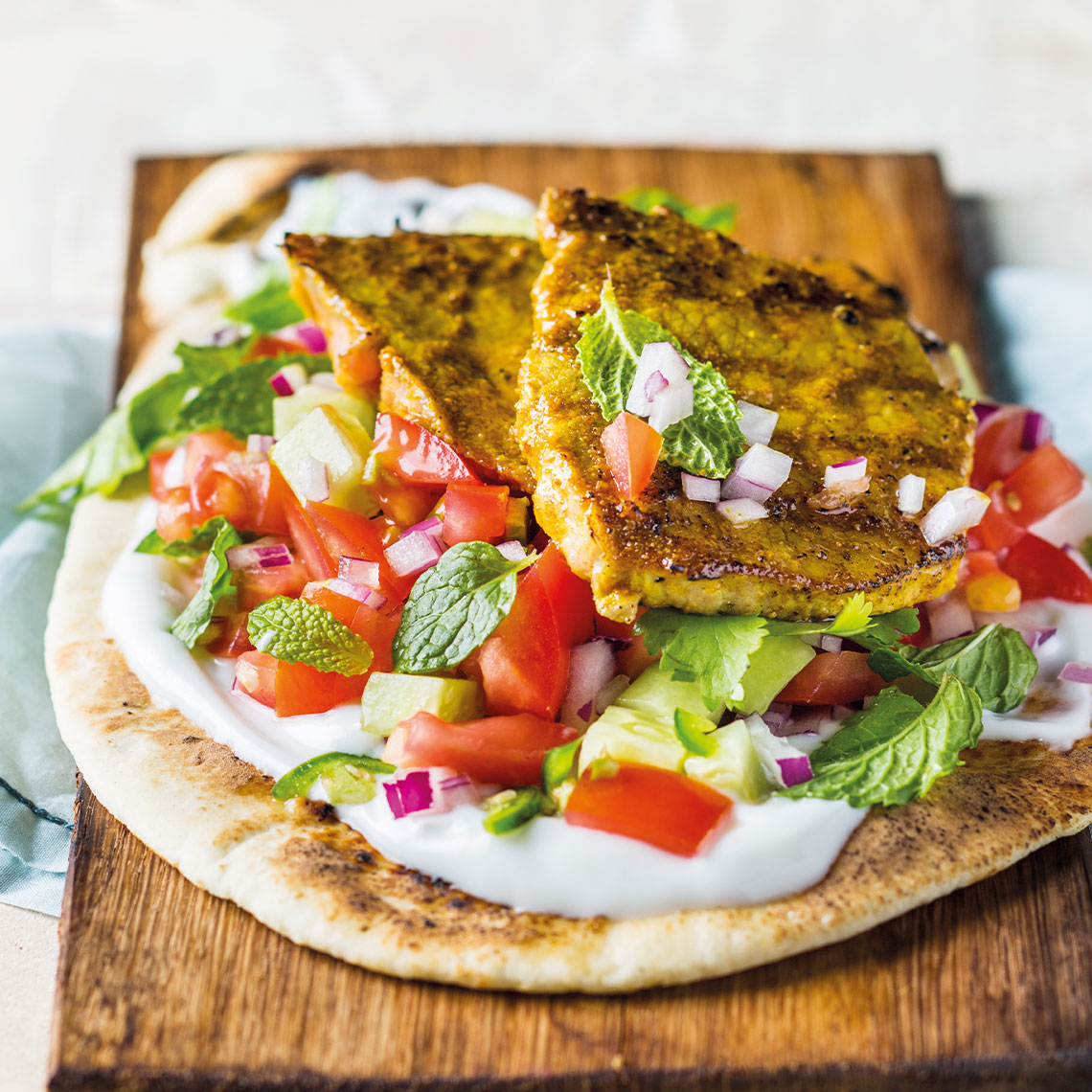 Naan with curried minute steaks Recipes Pick n Pay