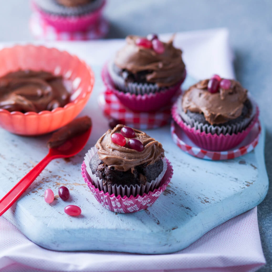 Easter marshmallow chocolate icing