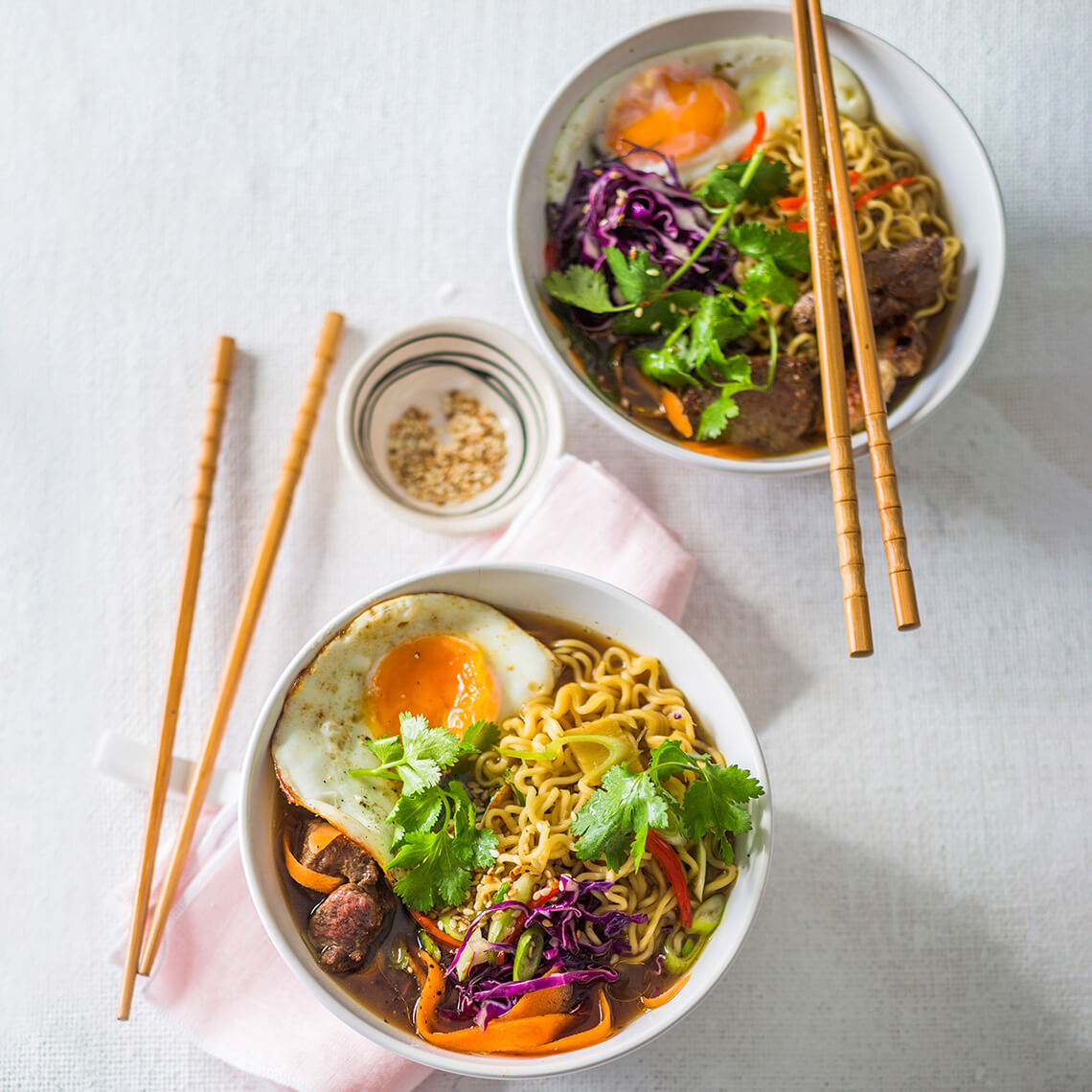 Spicy pork ramen
