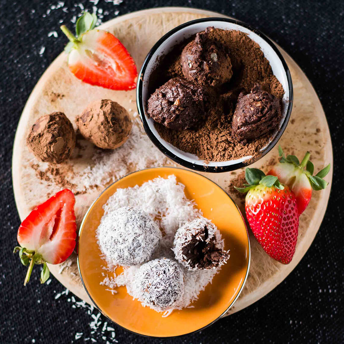 Almond and cocoa energy balls Recipes Pick n Pay