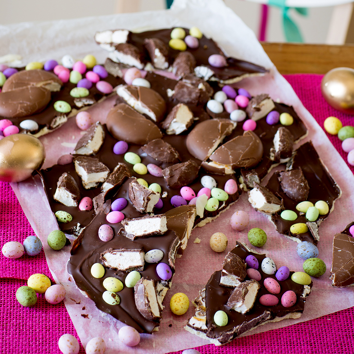 Easter egg rocky road shards