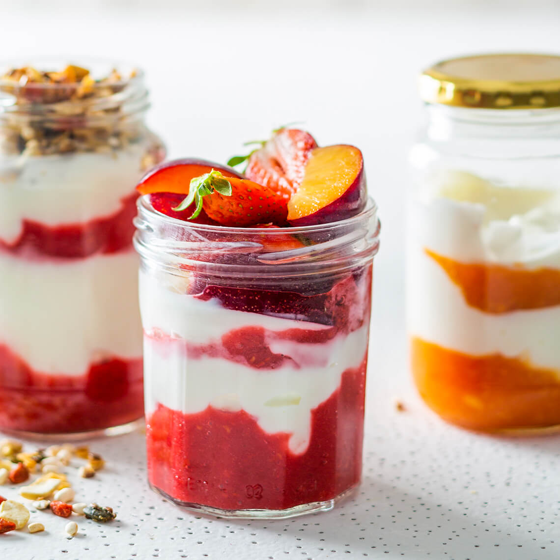 Yoghurt pots