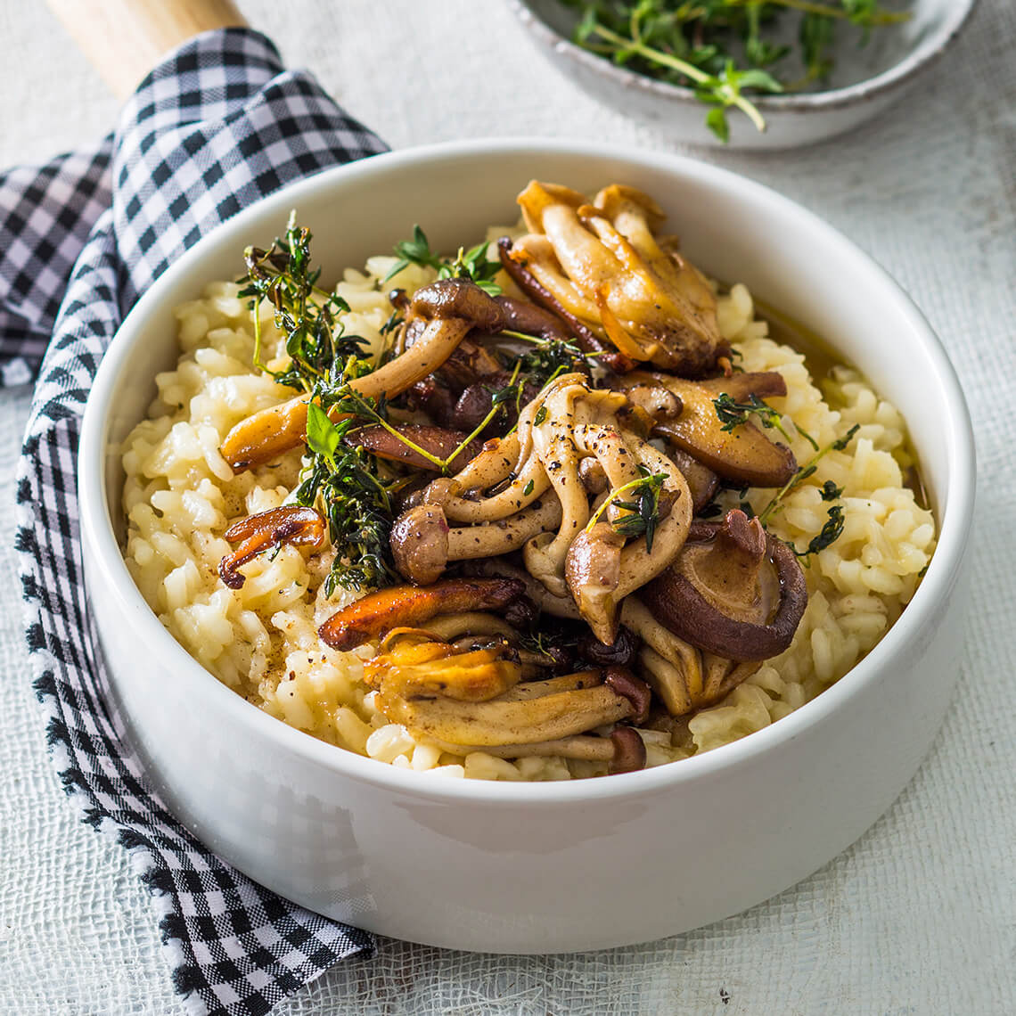 Mushroom and thyme risotto Recipes Pick n Pay