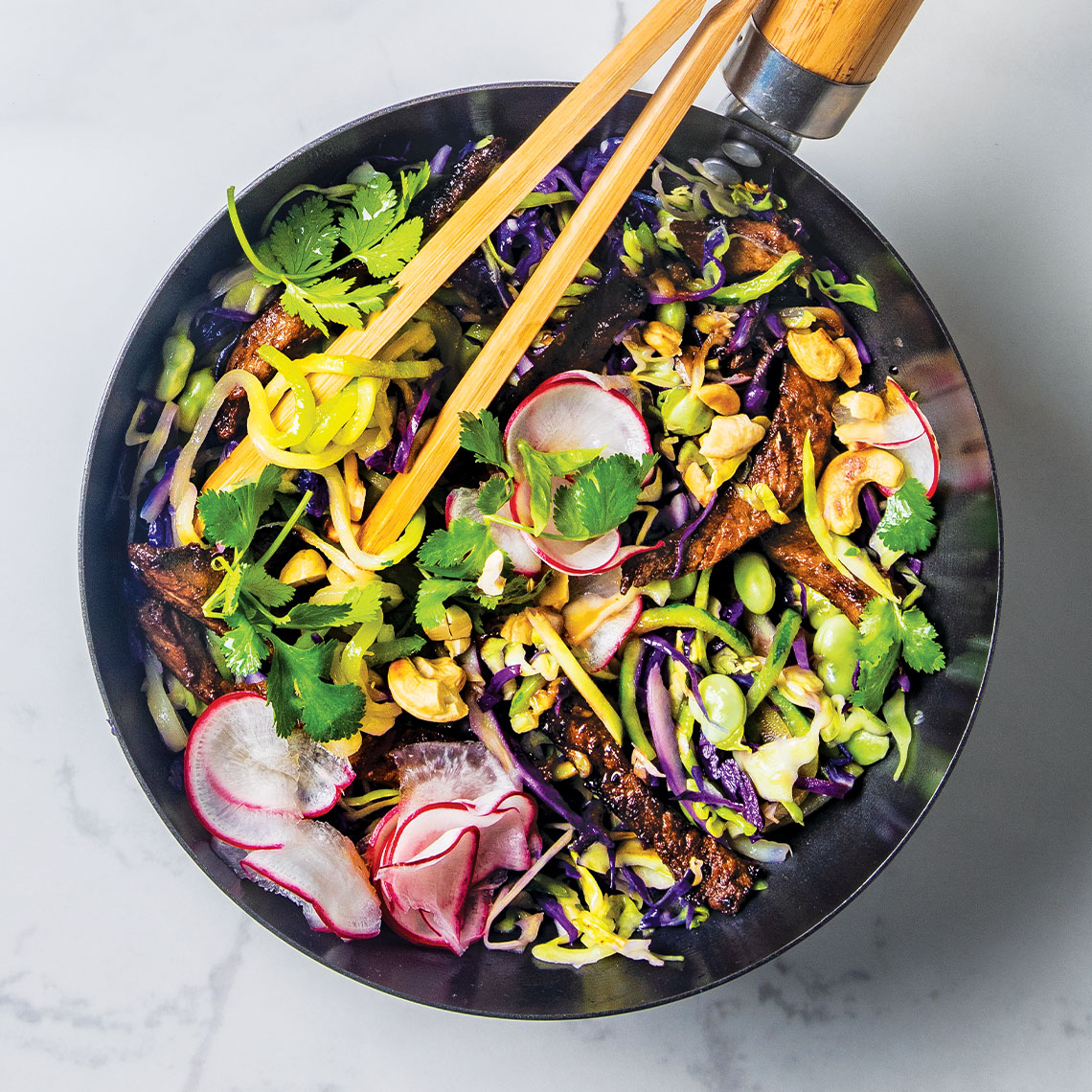 Stirfry beef on baby marrow spaghetti Recipes Pick n Pay