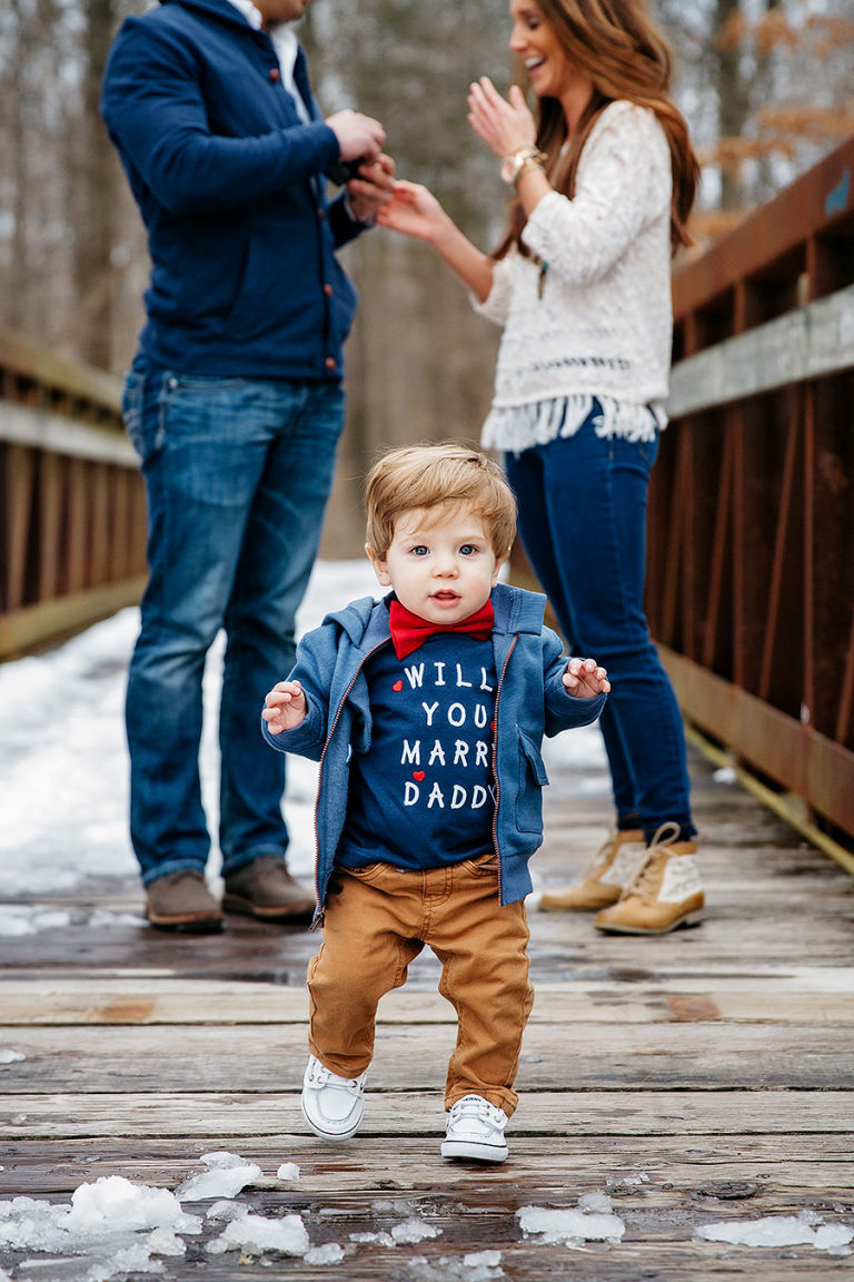marriage proposal idea with children
