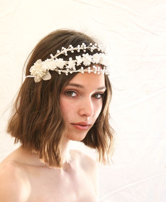 bridal hairstyle with tiara