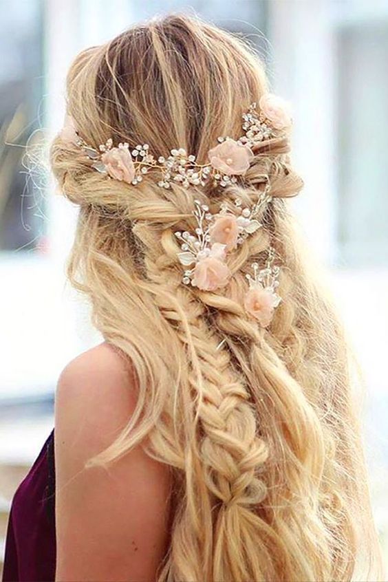 wedding hair with braids