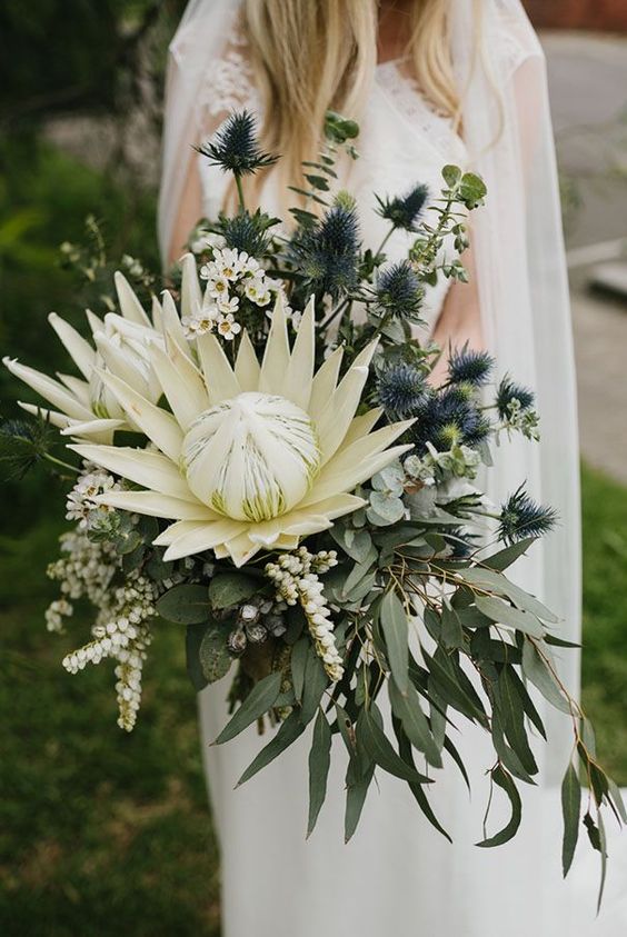 Foliage wedding bouquet