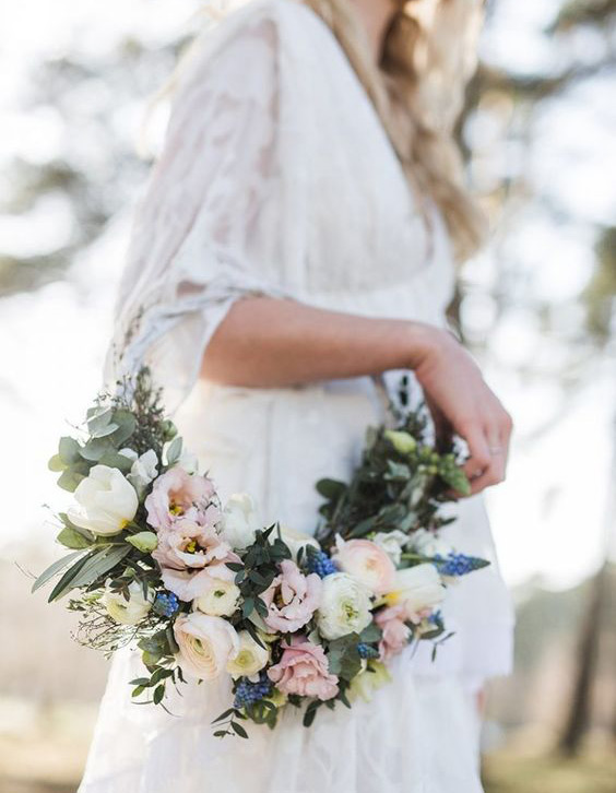 Hanging bridal Bouquet