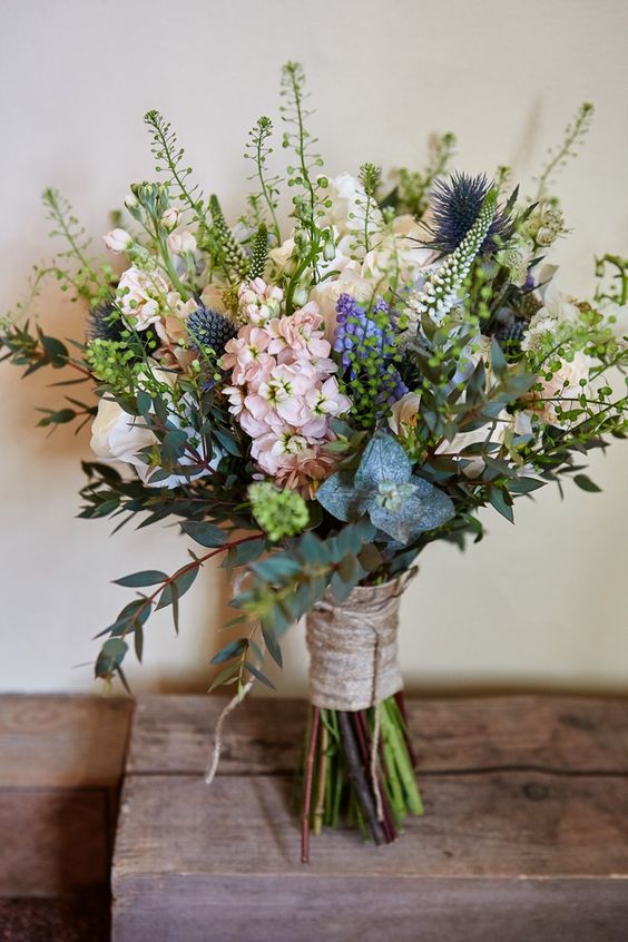 Spring wedding bouquet