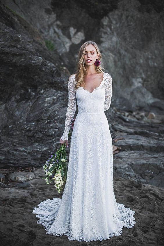 boho wedding dress