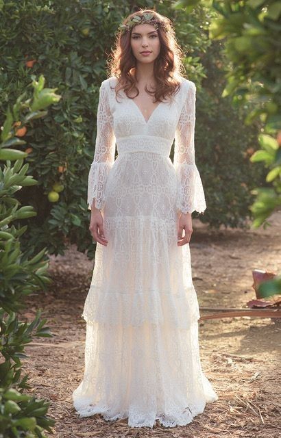 boho bridal dress