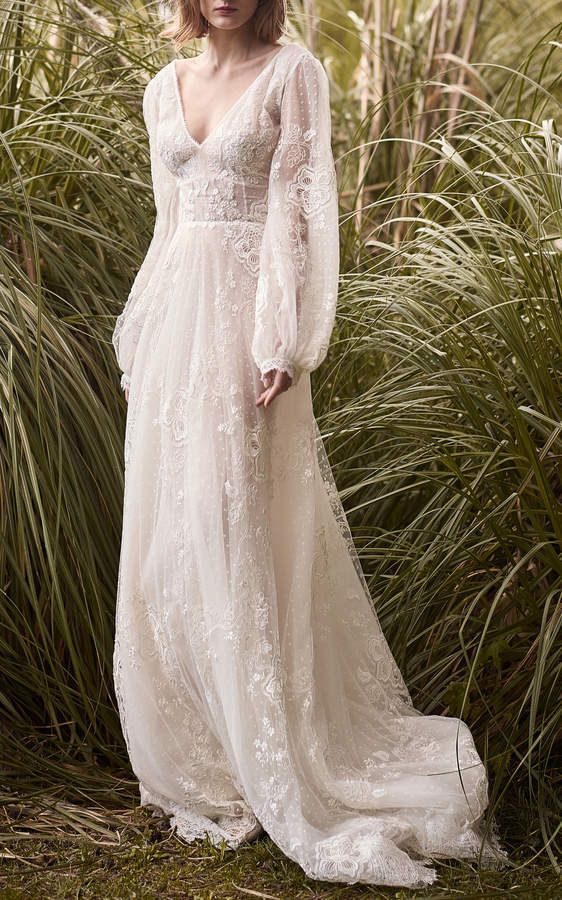 boho styled wedding dress