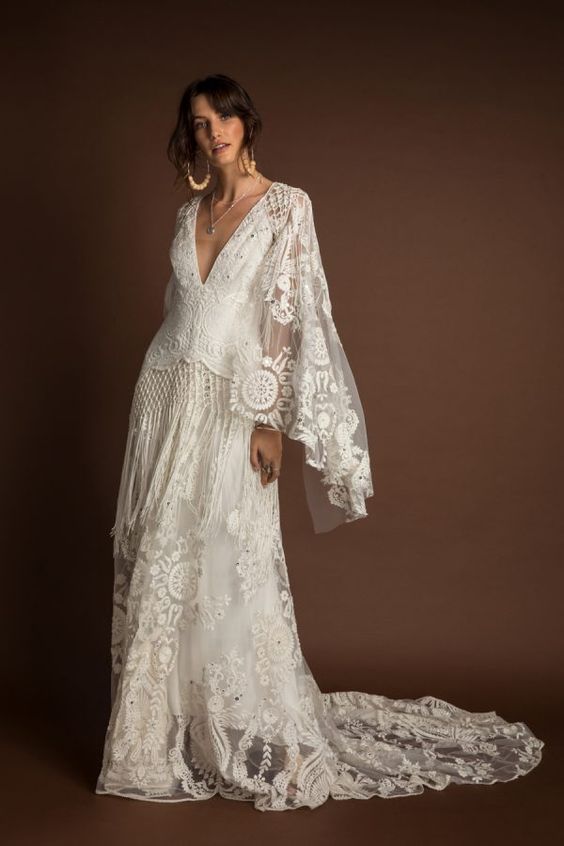 boho wedding dress
